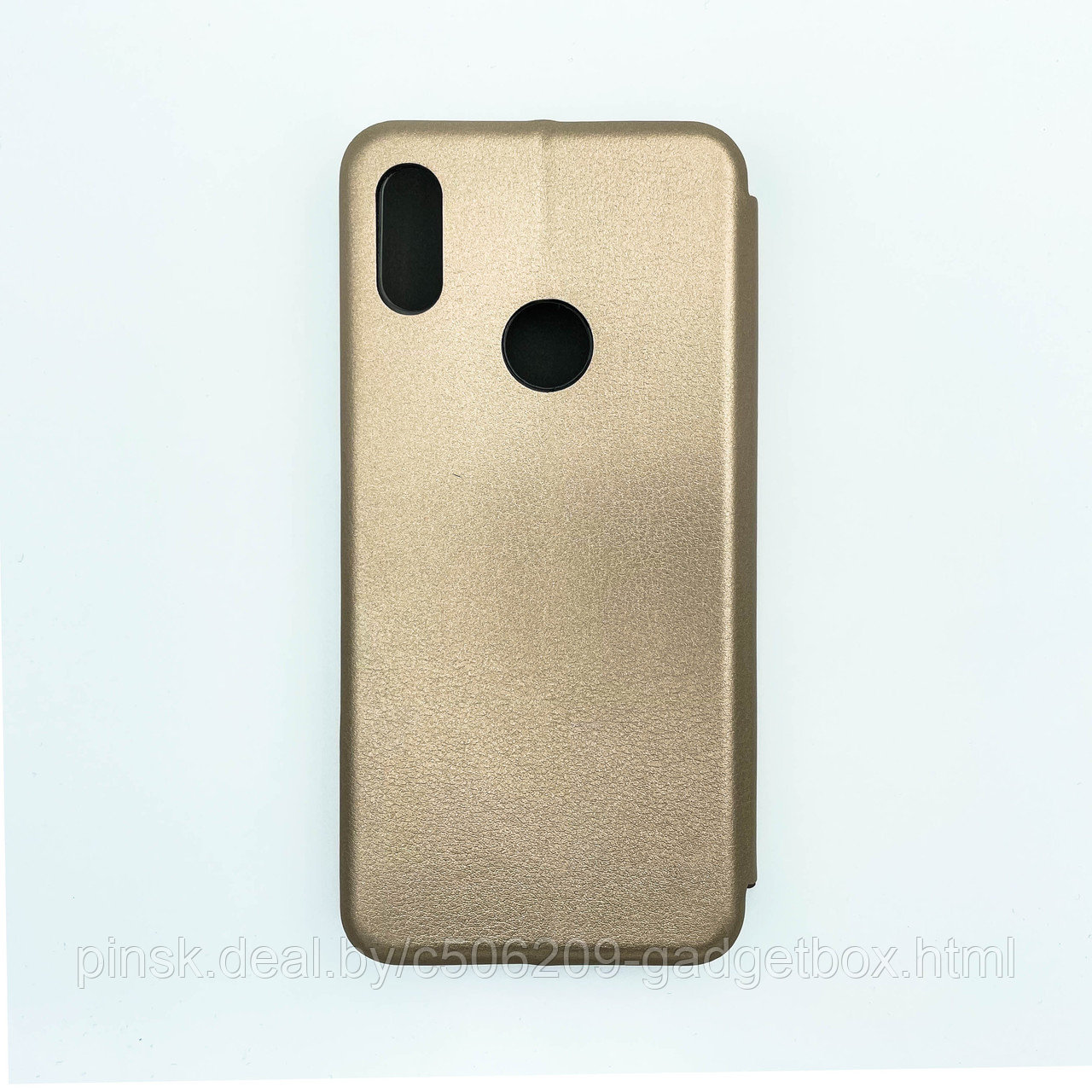 Чехол-книжка Flip Case для Huawei Y6 2019 / Y6 Prime 2019 / Y6s / Honor 8A / 8A Pro Золотой, экокожа - фото 2 - id-p130059055