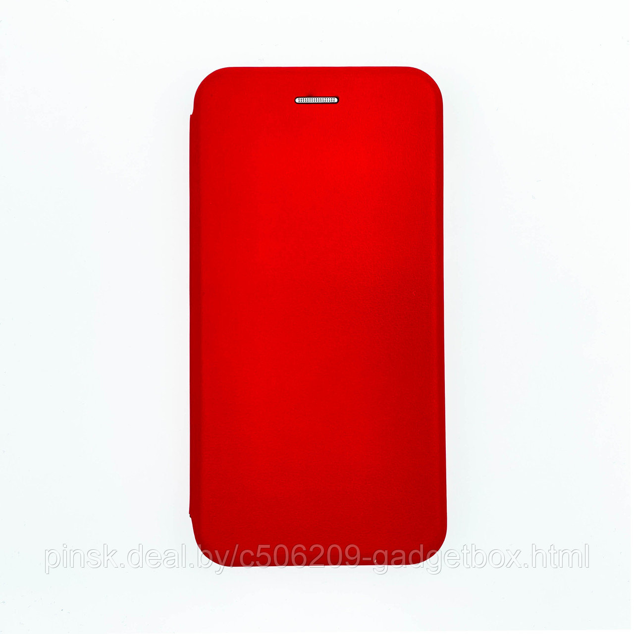 Чехол-книжка Flip Case для Huawei Y7 2018 / Y7 Prime 2018 / Honor 7C Pro / Nova 2 Lite Красный, экокожа - фото 1 - id-p130059061