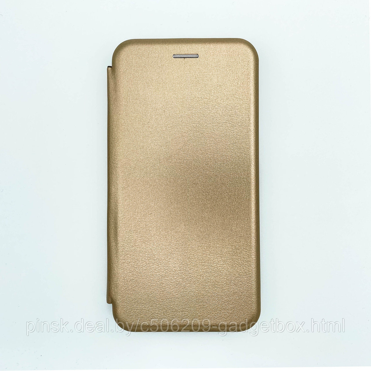 Чехол-книжка Flip Case для Huawei Y7 2019 / Y7 Prime 2019 Золотой, экокожа - фото 1 - id-p130059064