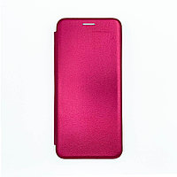 Чехол-книжка Flip Case для Huawei Y8p Бордовый, экокожа