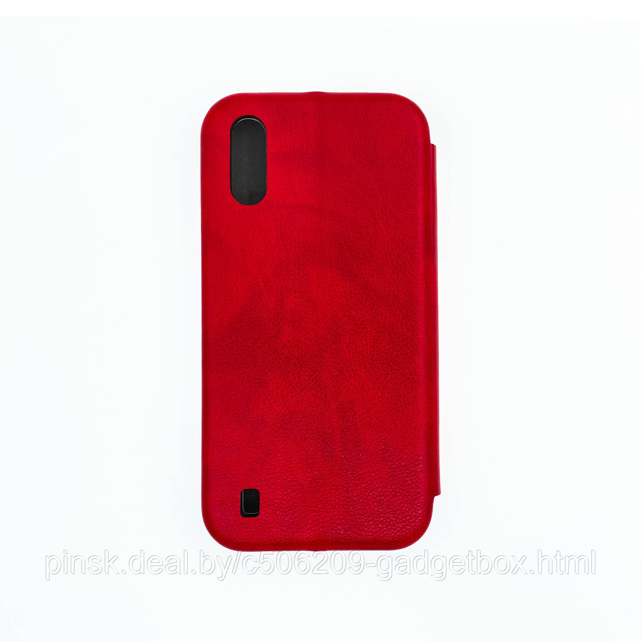 Чехол-книжка Flip Case для Samsung A01 Красный, экокожа - фото 2 - id-p130058748