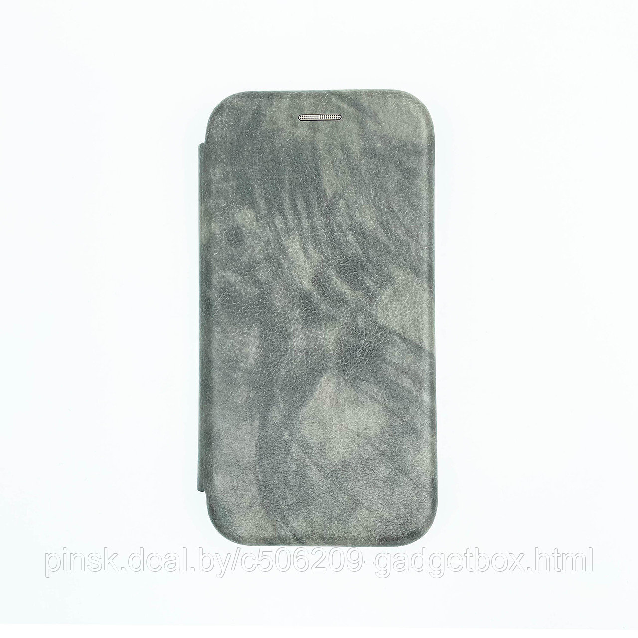 Чехол-книжка Flip Case для Samsung A01 Серый, экокожа - фото 1 - id-p130058749