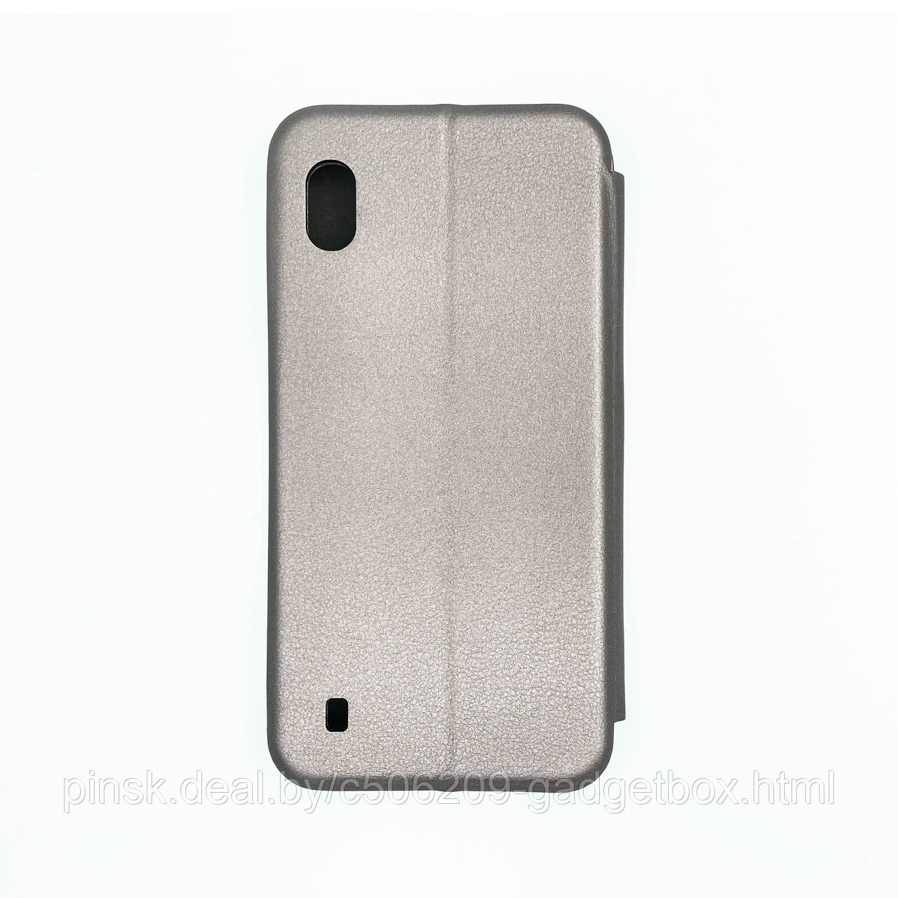 Чехол-книжка Flip Case для Samsung A10 / M10 Серый, экокожа - фото 2 - id-p130058751