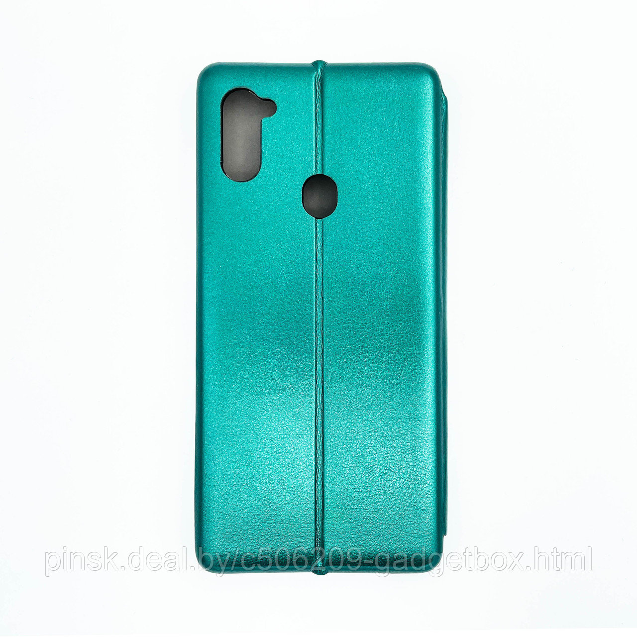 Чехол-книжка Flip Case для Samsung A11 / M11 Зеленый, экокожа - фото 2 - id-p130058755