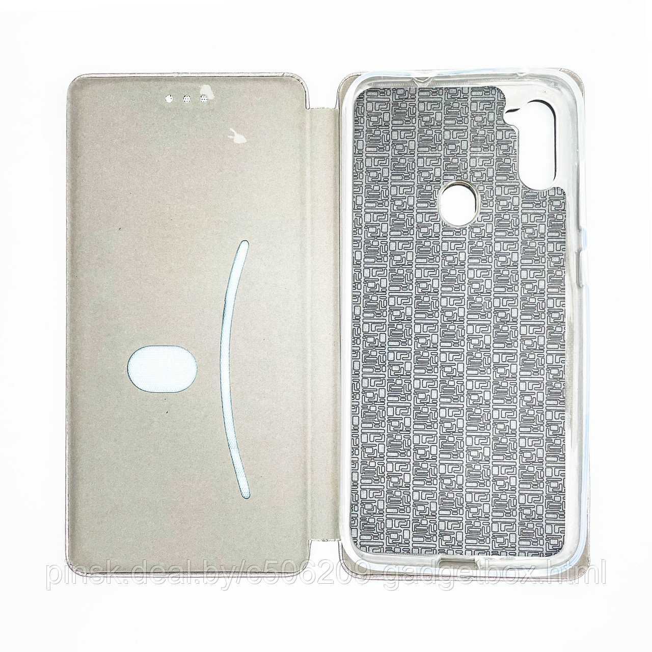 Чехол-книжка Flip Case для Samsung A11 / M11 Серый, экокожа - фото 3 - id-p130058756