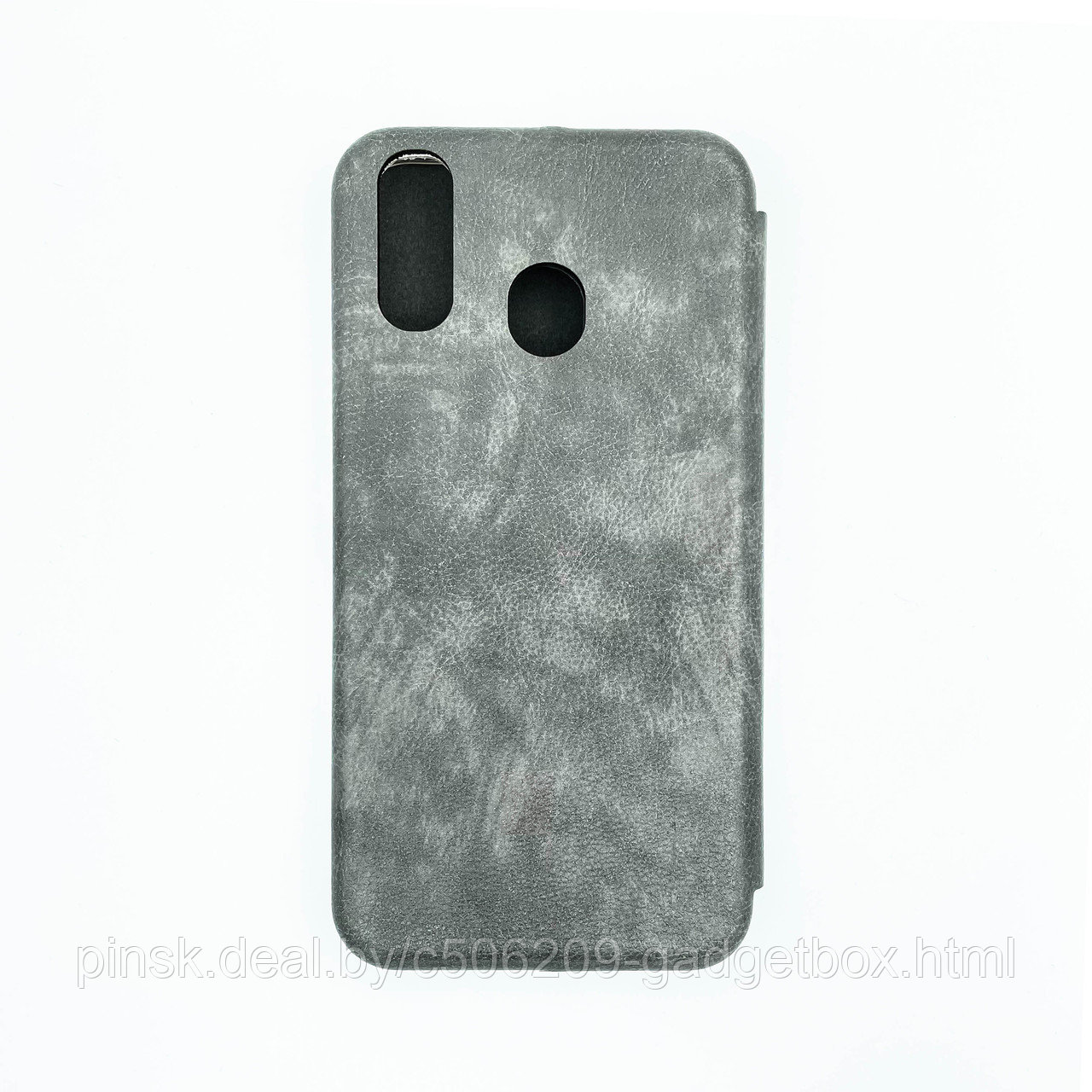 Чехол-книжка Flip Case для Samsung A20 / A30 / M10s Серый, экокожа - фото 2 - id-p130058760