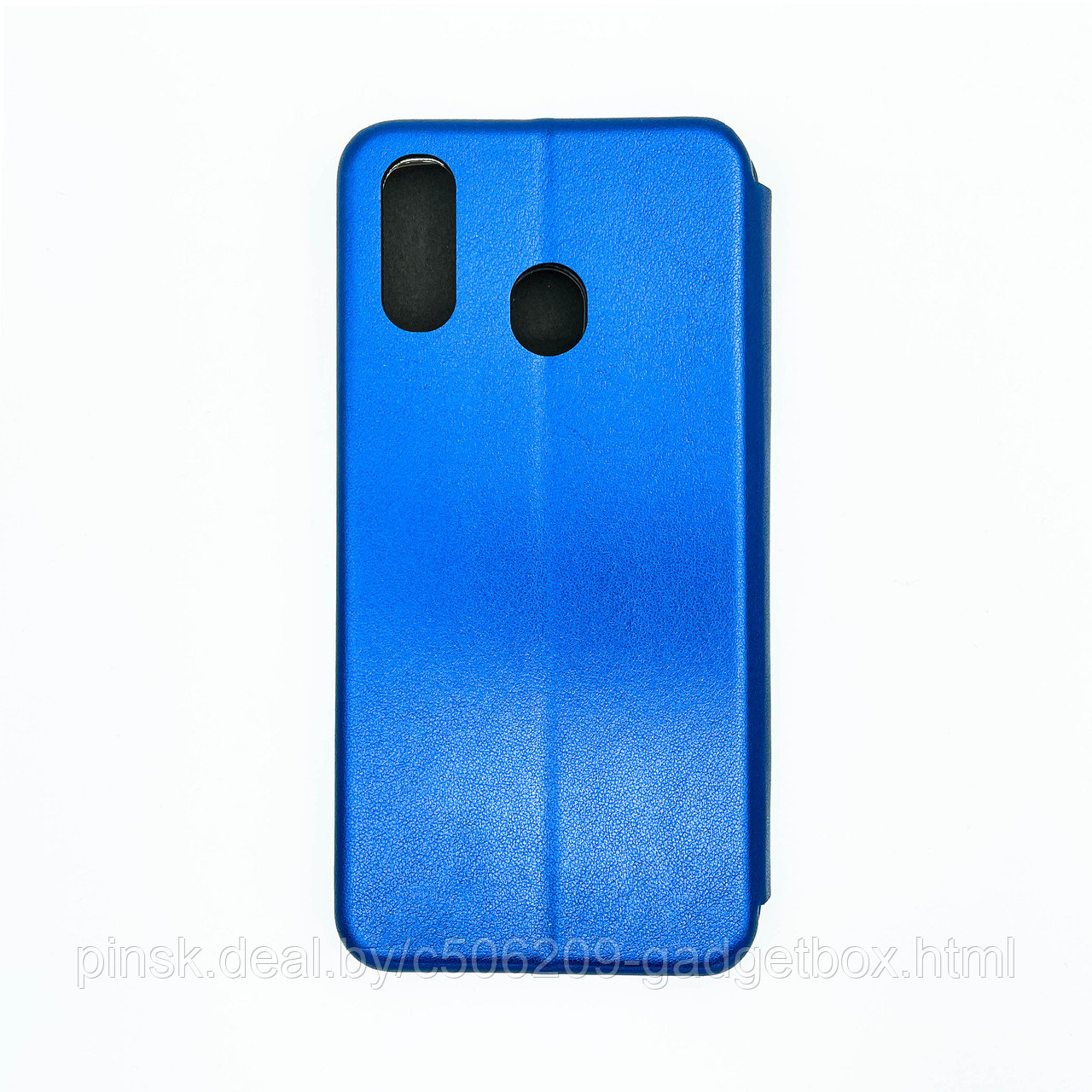 Чехол-книжка Flip Case для Samsung A20 / A30 / M10s Синий, экокожа - фото 2 - id-p146126826