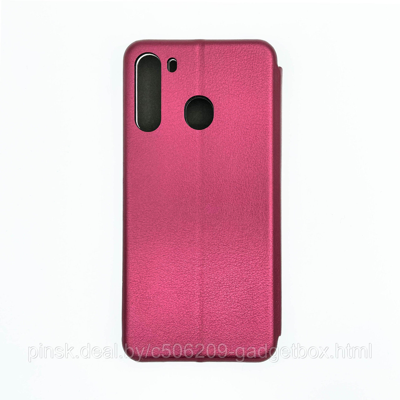 Чехол-книжка Flip Case для Samsung A21 Бордовый, экокожа - фото 2 - id-p130058763