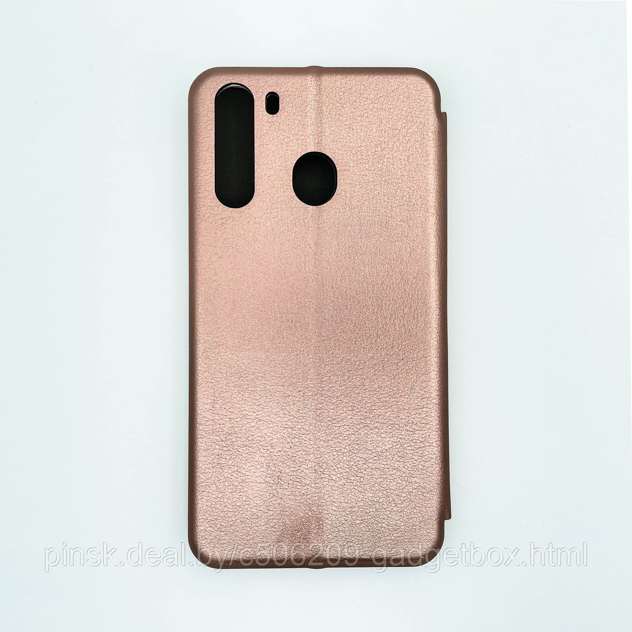 Чехол-книжка Flip Case для Samsung A21 Розовый, экокожа - фото 2 - id-p130058762