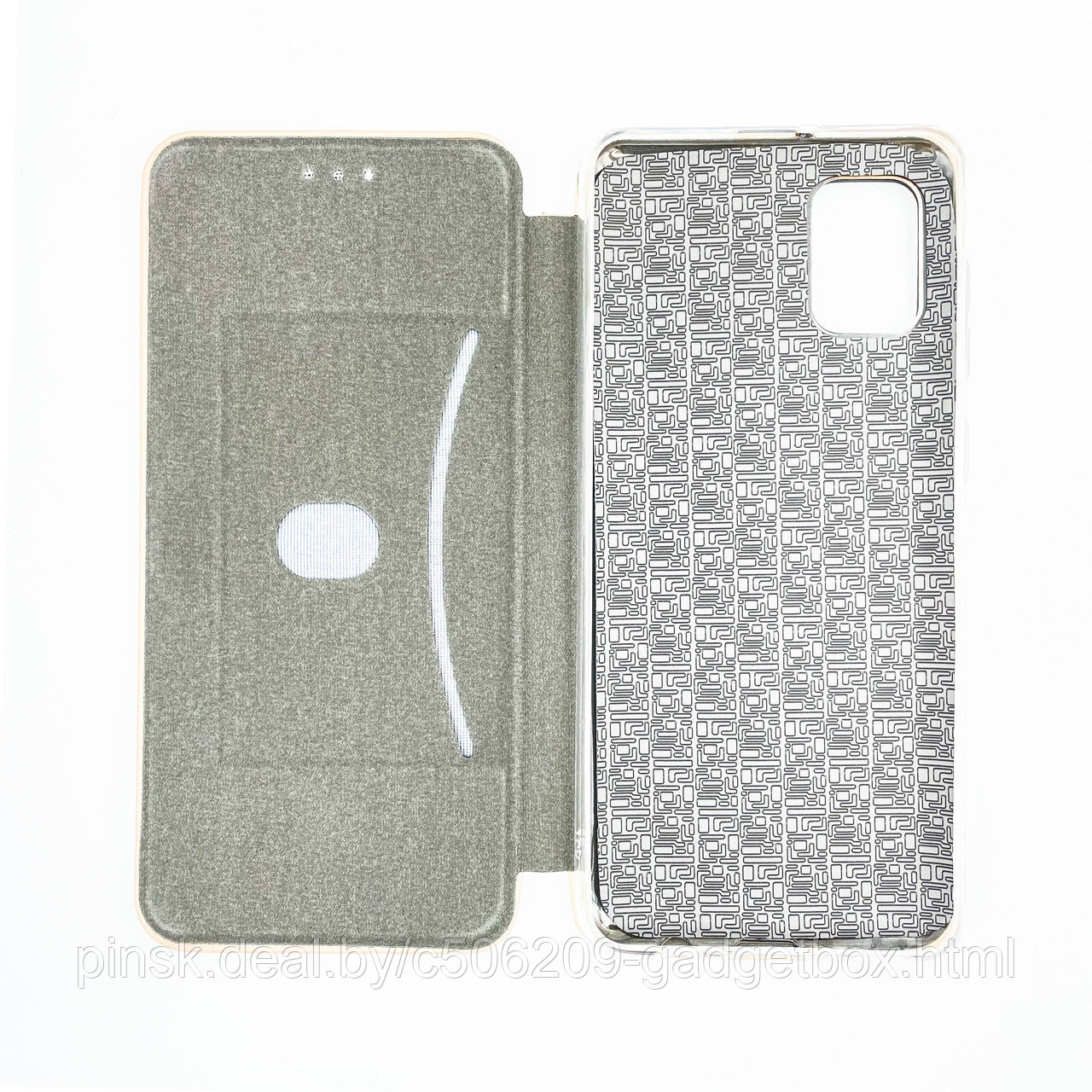 Чехол-книжка Flip Case для Samsung A31 Золотой, экокожа - фото 3 - id-p130058770