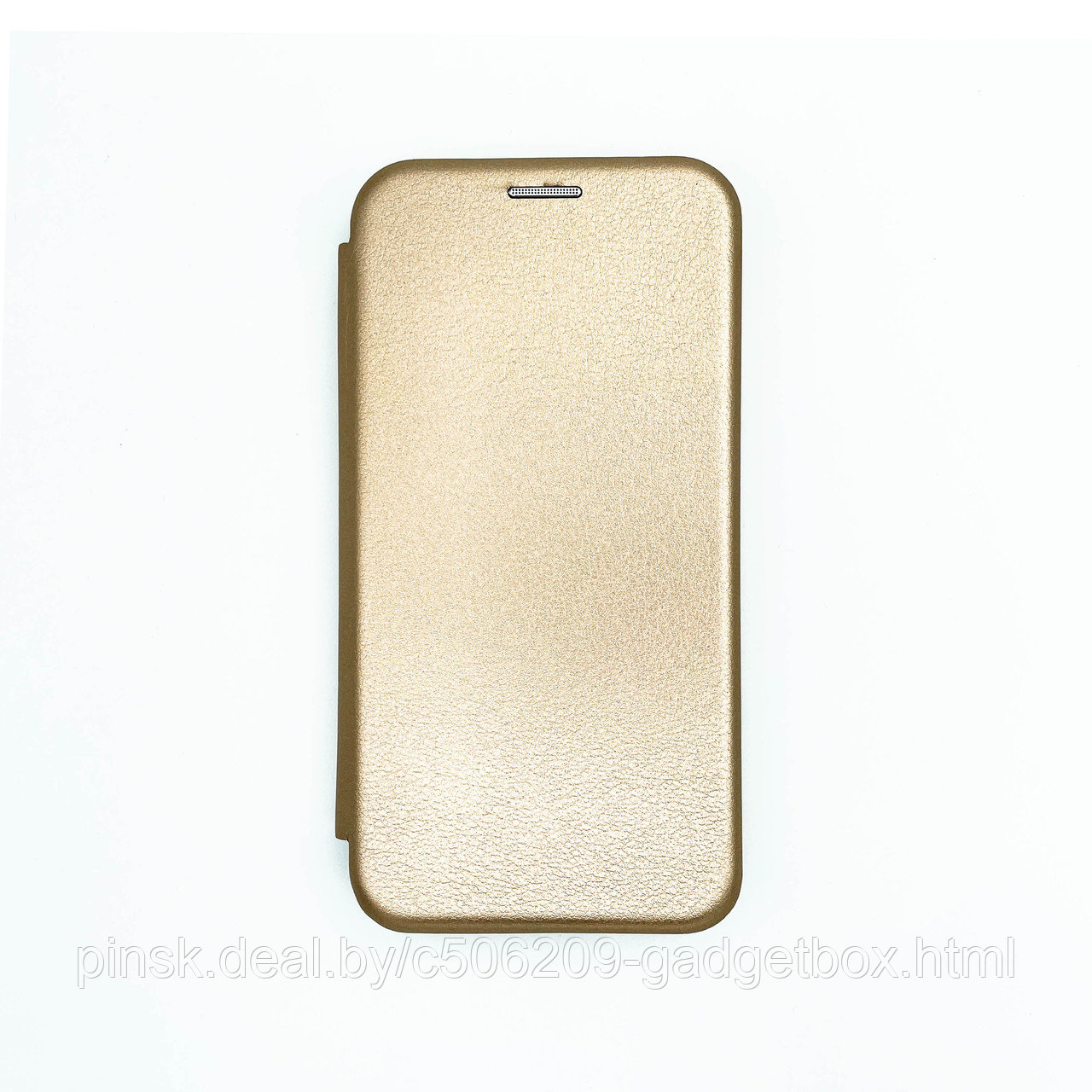 Чехол-книжка Flip Case для Samsung A40 Золотой, экокожа - фото 1 - id-p130058773