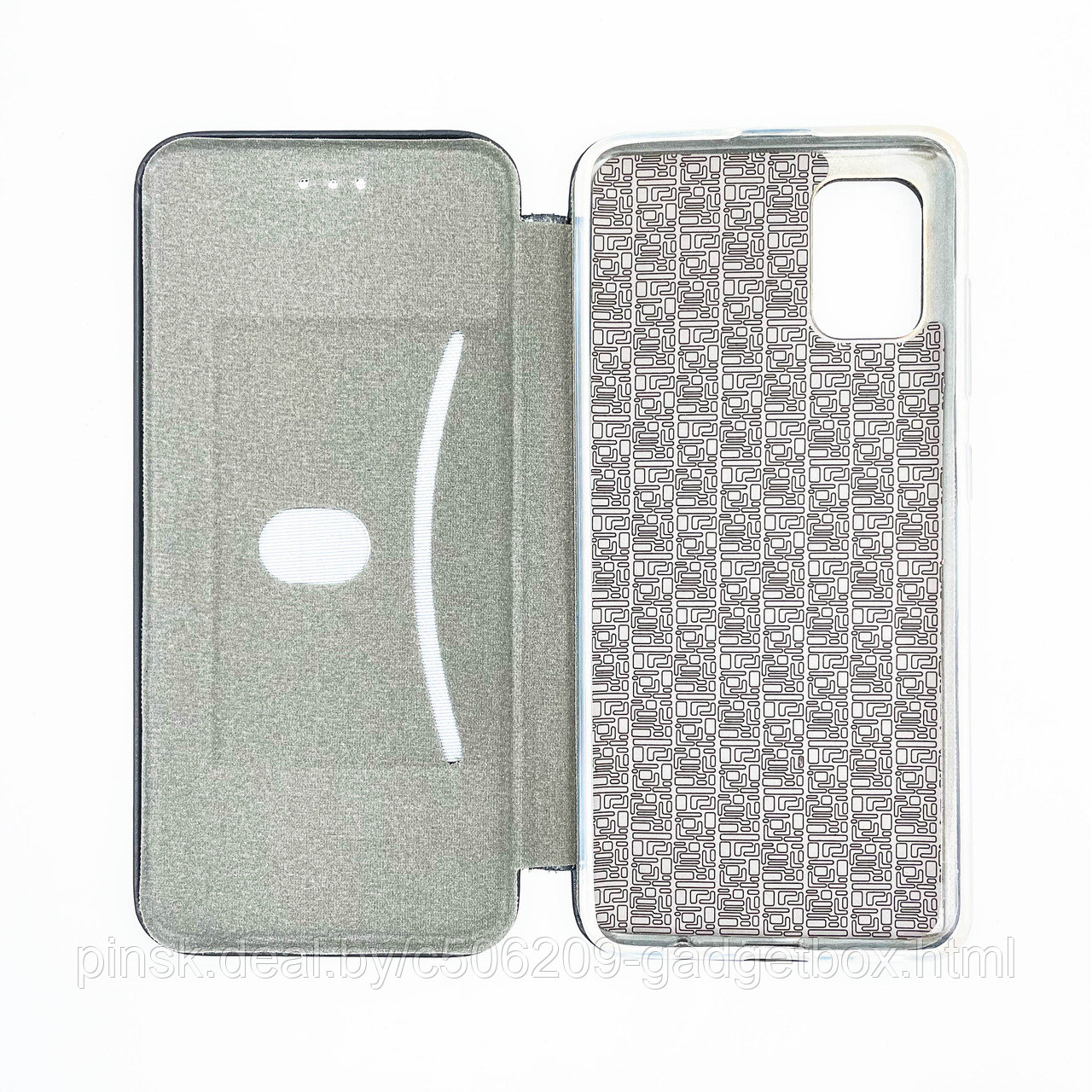 Чехол-книжка Flip Case для Samsung A51 Черный, экокожа - фото 3 - id-p130058786