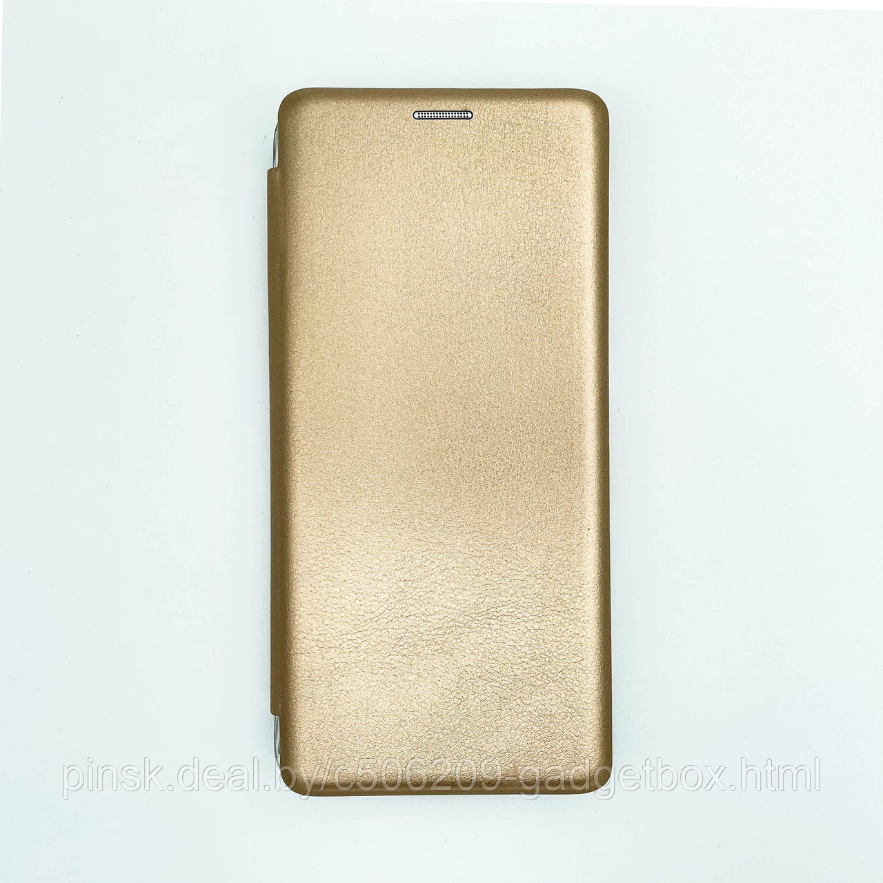 Чехол-книжка Flip Case для Samsung A70 Золотой, экокожа - фото 1 - id-p130058793