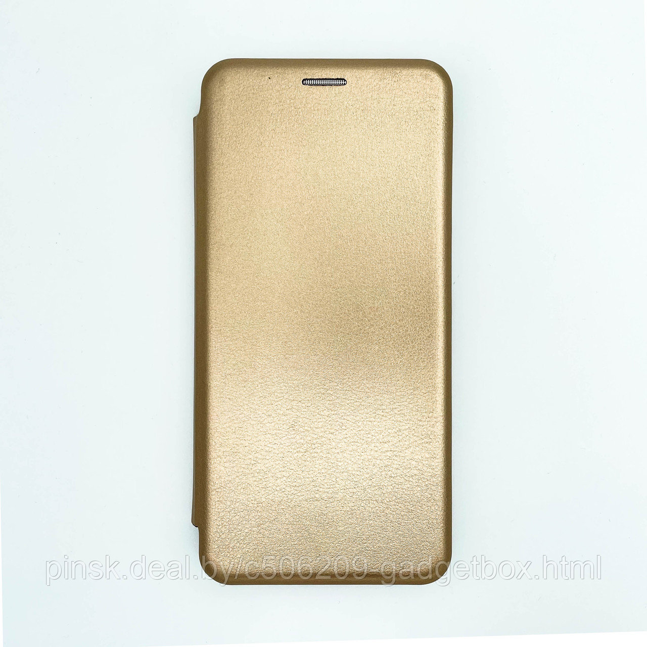 Чехол-книжка Flip Case для Samsung A71 Золотой, экокожа - фото 1 - id-p130058795