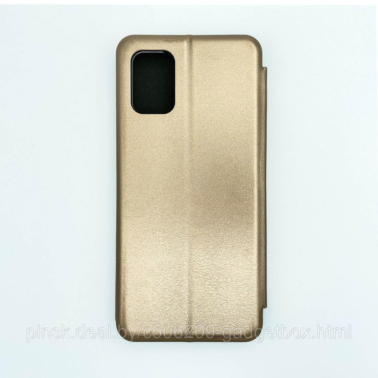 Чехол-книжка Flip Case для Samsung A71 Золотой, экокожа - фото 2 - id-p130058795