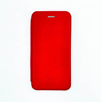 Чехол-книжка Flip Case для Samsung A750 Красный, экокожа