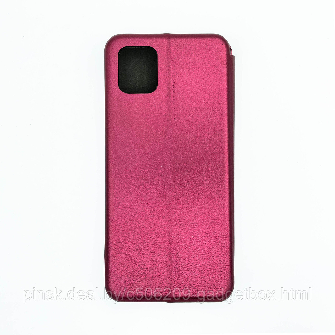 Чехол-книжка Flip Case для Samsung A81 / M60s / Note 10 Lite Бордовый, экокожа - фото 2 - id-p130058803