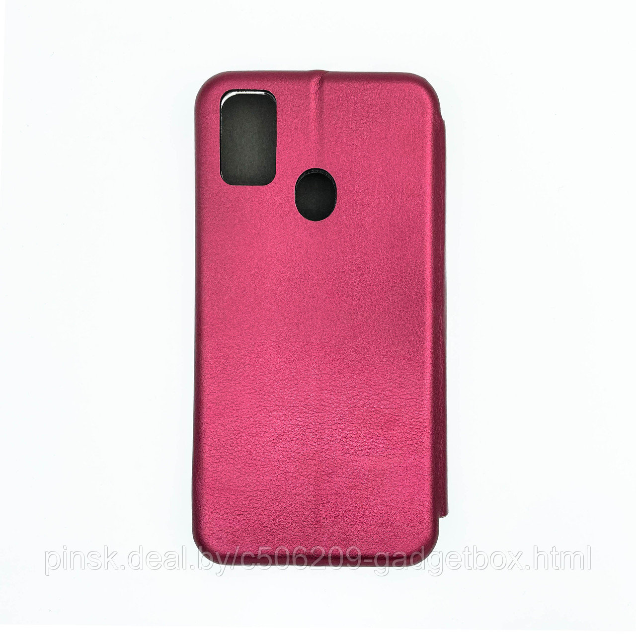 Чехол-книжка Flip Case для Samsung M30s / M21 Бордовый, экокожа - фото 2 - id-p130058841