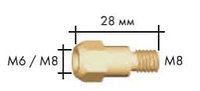 Вставка (10 шт) М6 28мм №142.0005 для MB EVO 26