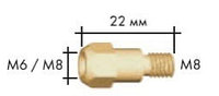 Вставка (10 шт) М8 22мм №142.0082 для MB EVO 26