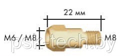 Вставка (10 шт) М6 22мм №142.007 для MB EVO 26 - фото 1 - id-p152706750