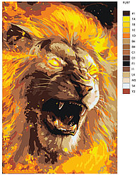 Картина по номерам, 40 x 60, FU97