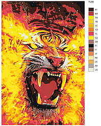 Картина по номерам, 40 x 60, FU99