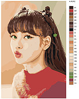 Картина по номерам, 40 x 60, K-POP2