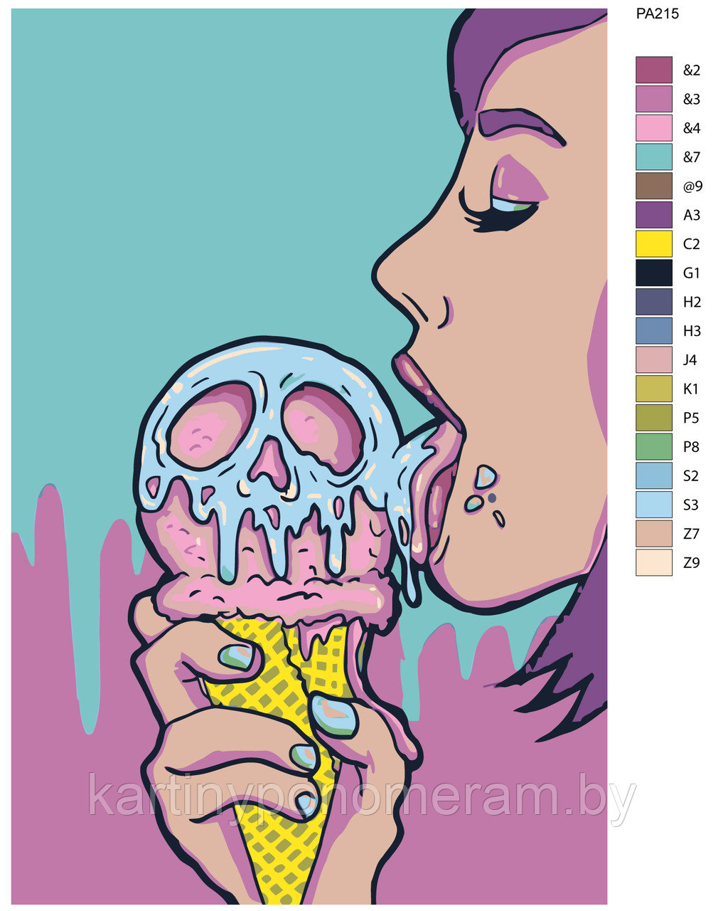 Картина по номерам, 40 x 60, PA215