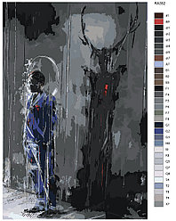 Картина по номерам, 40 x 60, RA352