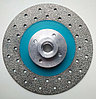Алмазный отрезной и шлифовальный круг с вакуумной пайкой, 125 мм, фото 3