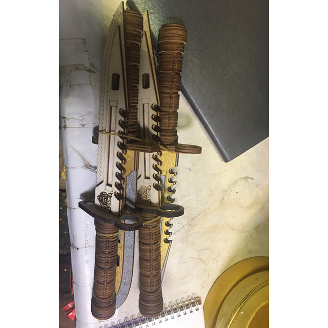 Сувенир деревянный штык-нож КС ГО/CS GO - фото 2 - id-p152762330