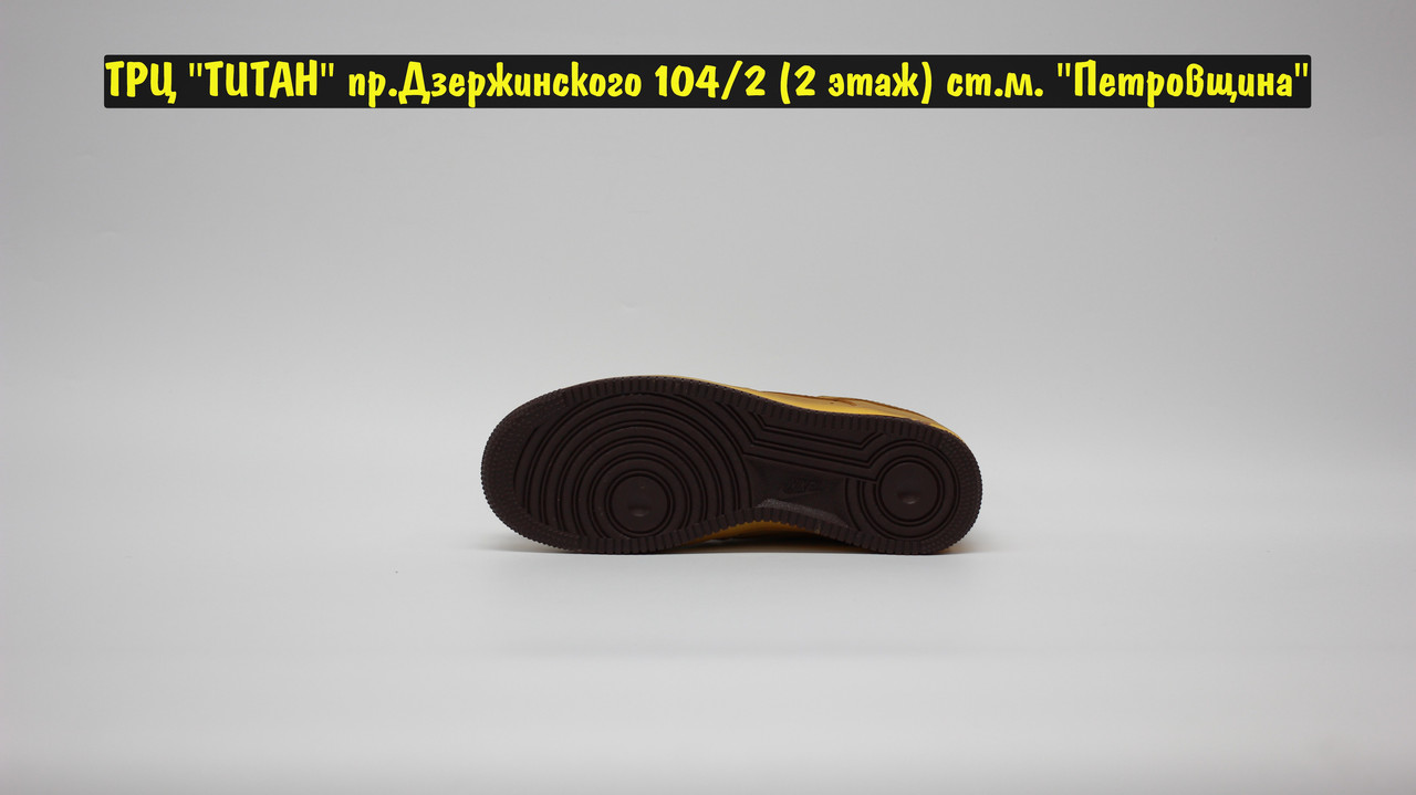 Кроссовки Nike Air Force 1 Dark Brown Low - фото 4 - id-p152829376