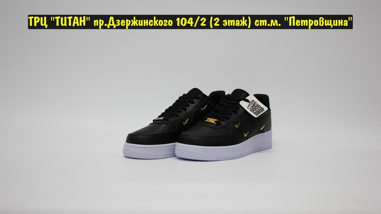 Кроссовки Nike Air Force 1 LX Black White - фото 1 - id-p152829618