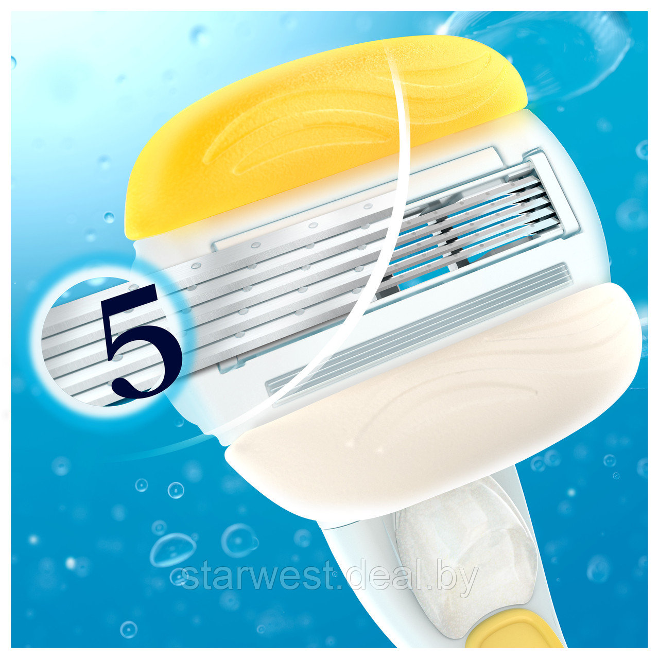 Gillette Venus Olay Comfortglide с 1 кассетой Бритва / Станок для бритья женский - фото 5 - id-p152829732