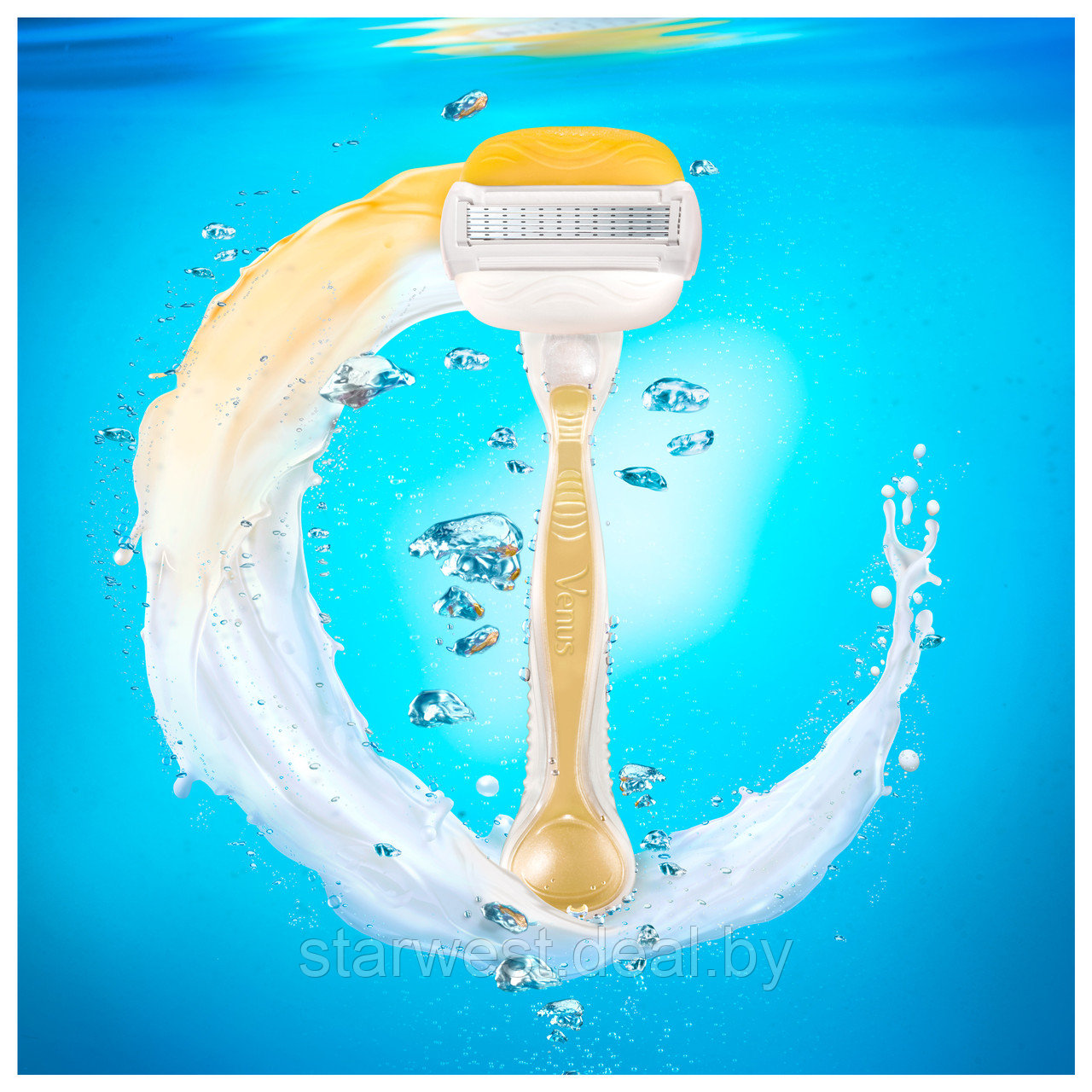 Gillette Venus Olay Comfortglide с 1 кассетой Бритва / Станок для бритья женский - фото 7 - id-p152829732