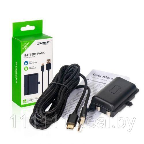 Аккумулятор для Xbox Series S/X DOBE Battery Pack + кабель USB Type-C - фото 1 - id-p152902879