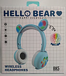 Беспроводные наушники HELLO BEAR BK5 LED коричневые, фото 4