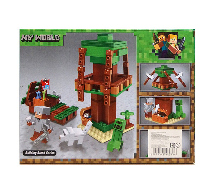 Детский конструктор Minecraft Майнкрафт Bela 11131 Путешествие к острову сокровищ аналог лего Lego игра - фото 2 - id-p152910853