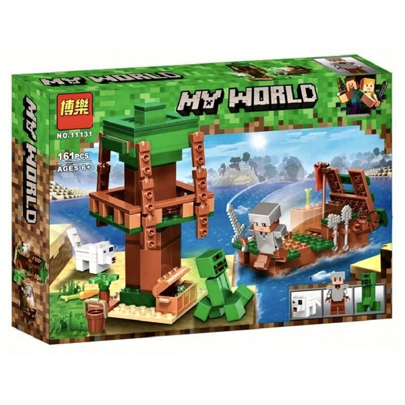 Детский конструктор Minecraft Майнкрафт Bela 11131 Путешествие к острову сокровищ аналог лего Lego игра - фото 4 - id-p152910853