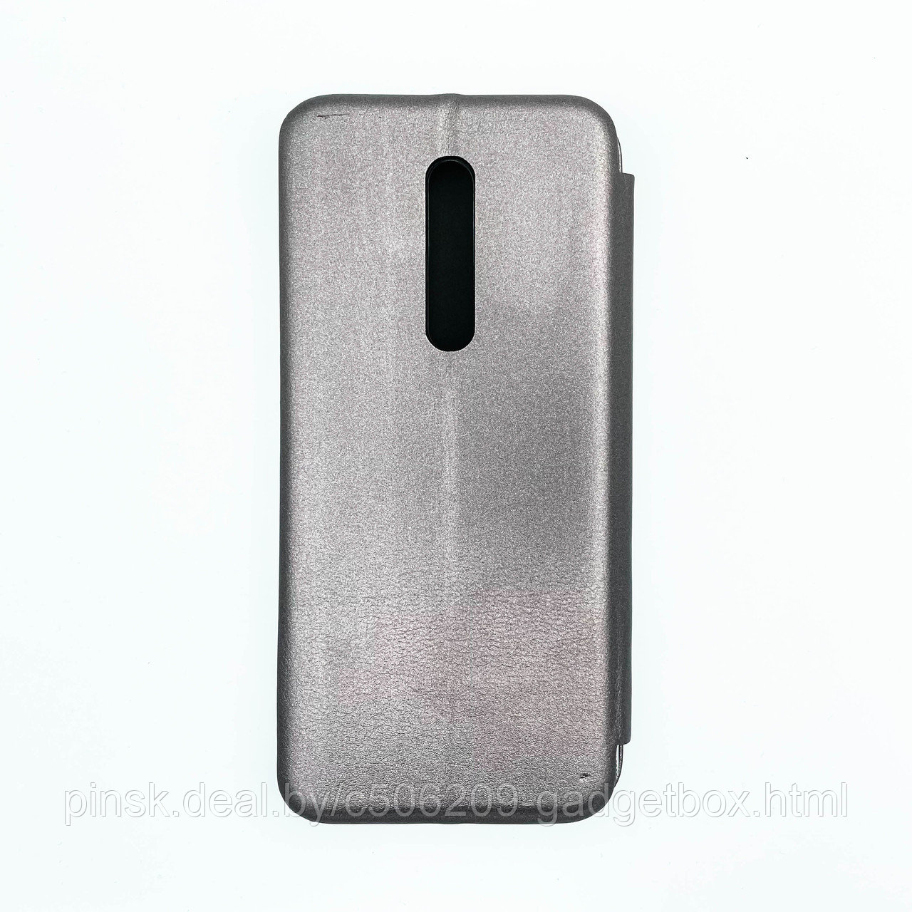 Чехол-книжка Flip Case для Xiaomi Mi 9T / Mi 9T Pro / Redmi K20 / Redmi K20 Pro Серый, экокожа - фото 2 - id-p130058883