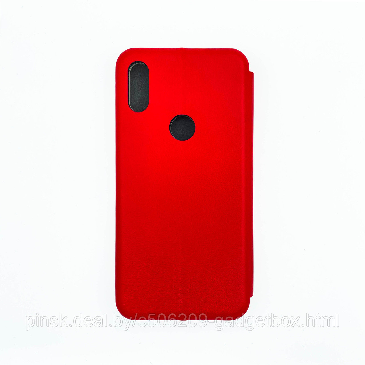 Чехол-книжка Flip Case для Xiaomi Mi Play Красный, экокожа - фото 2 - id-p130058897