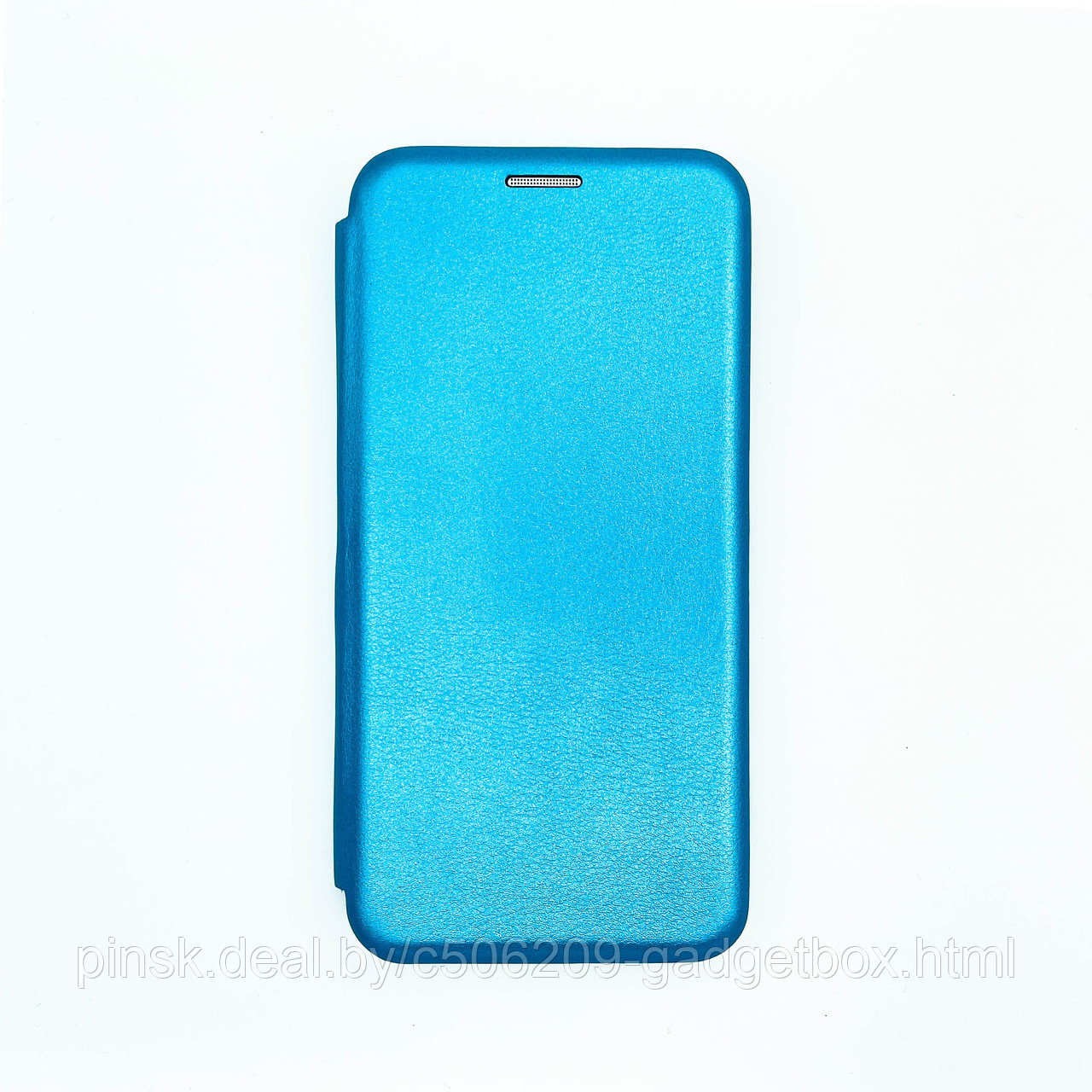 Чехол-книжка Flip Case для Xiaomi Mi Play Голубой, экокожа - фото 1 - id-p130058896