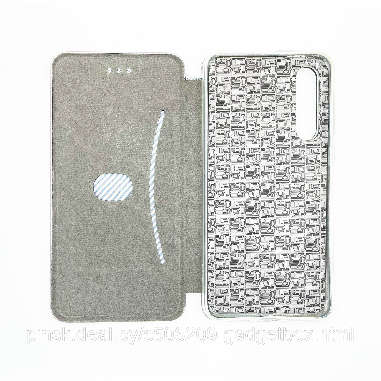 Чехол-книжка Flip Case для Xiaomi Mi 9SE Серый, экокожа - фото 3 - id-p130058879