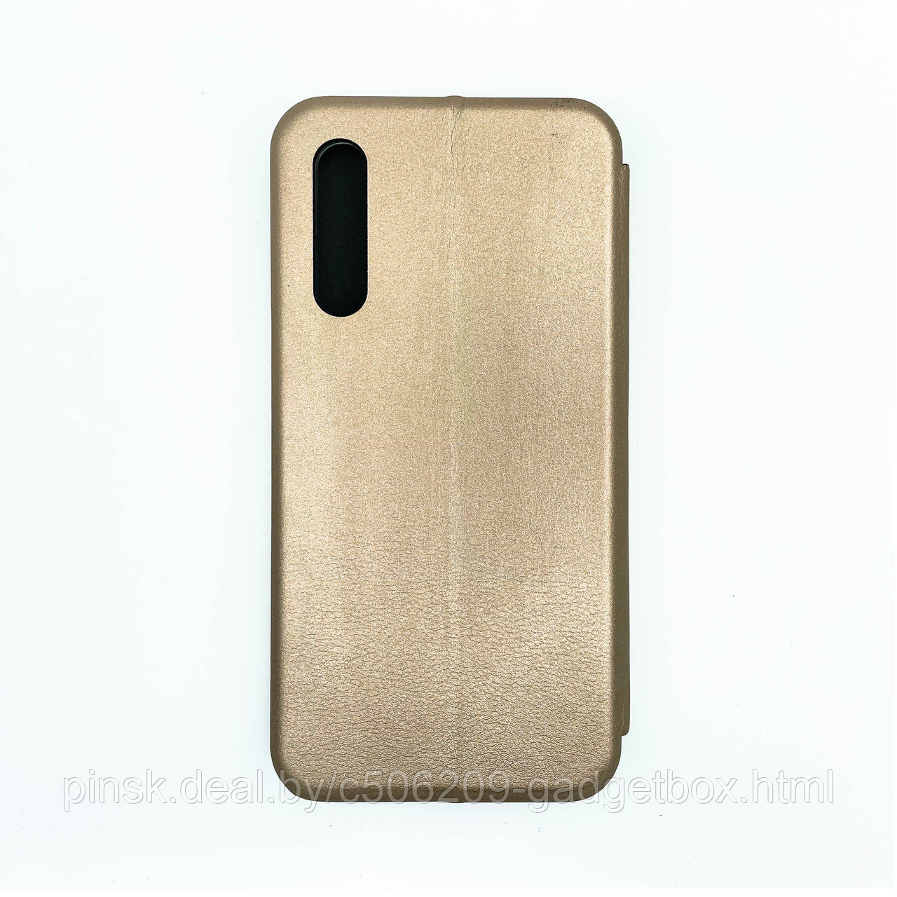 Чехол-книжка Flip Case для Xiaomi Mi 9 Золотой, экокожа - фото 2 - id-p130058874