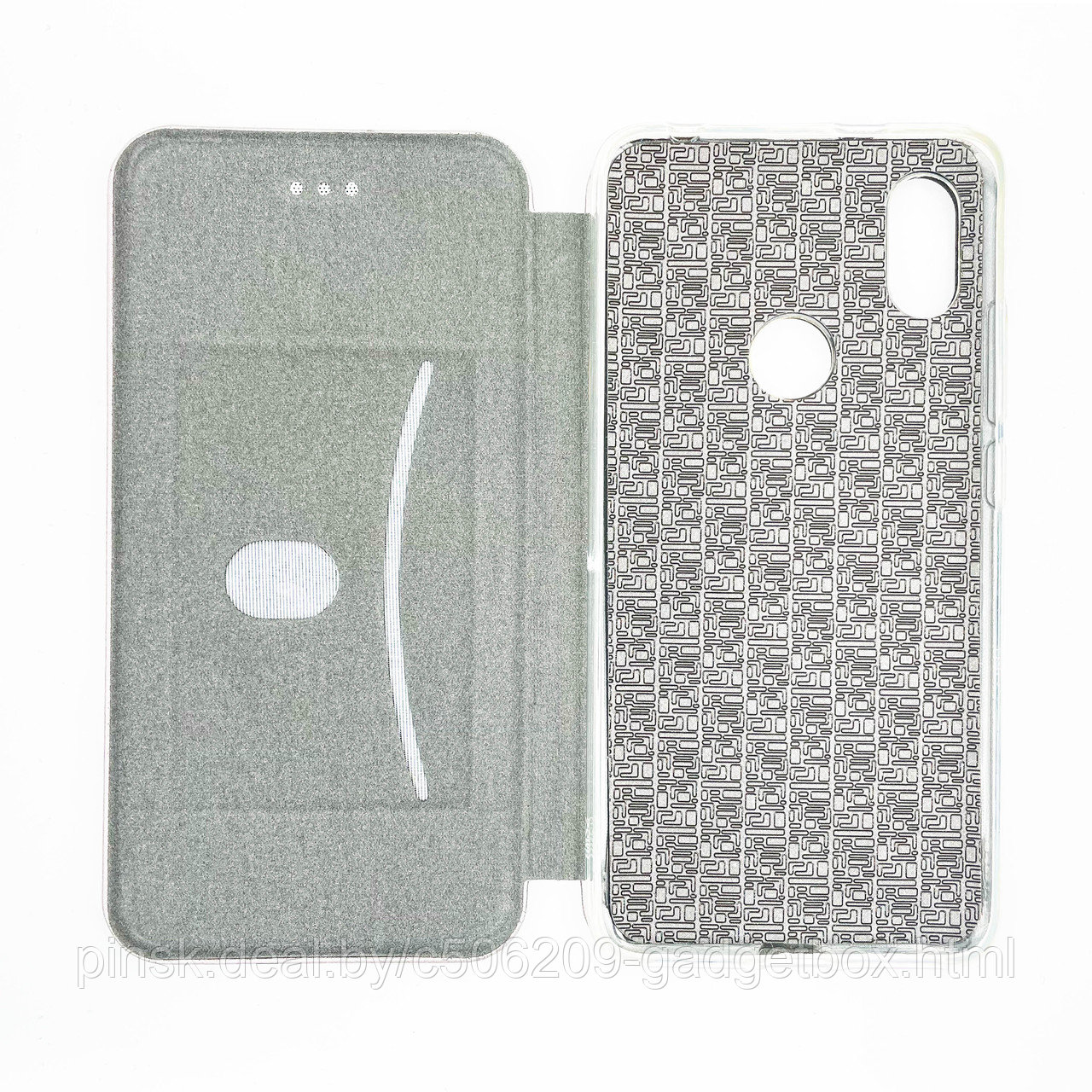 Чехол-книжка Flip Case для Xiaomi Redmi S2 / Redmi Y2 Серый, экокожа - фото 3 - id-p130059029
