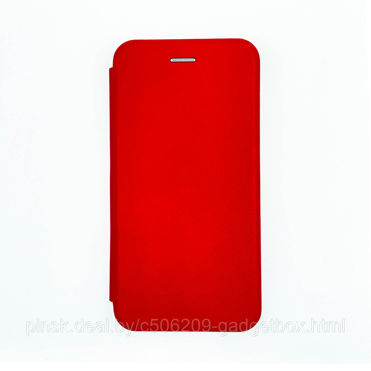 Чехол-книжка Flip Case для Xiaomi Mi 8 Lite Красный, экокожа - фото 1 - id-p130058868