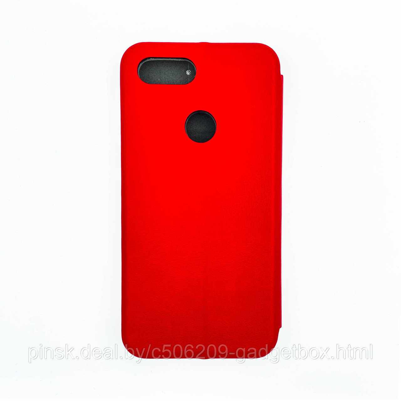 Чехол-книжка Flip Case для Xiaomi Mi 8 Lite Красный, экокожа - фото 2 - id-p130058868