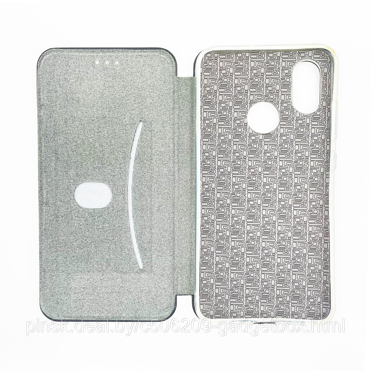 Чехол-книжка Flip Case для Xiaomi Mi 8 Черный, экокожа - фото 3 - id-p130058862