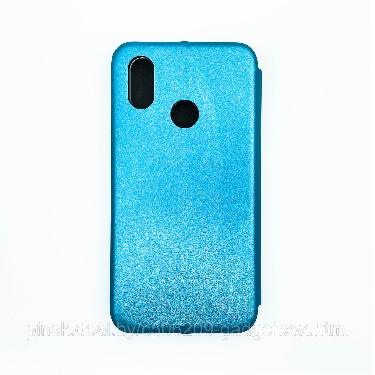 Чехол-книжка Flip Case для Xiaomi Mi 8 Голубой, экокожа - фото 3 - id-p130058864